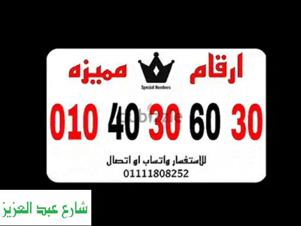 أرقام فودافون مميزة للبيع | أسعار لا تُصدق وخصوصيتك مضمونة!