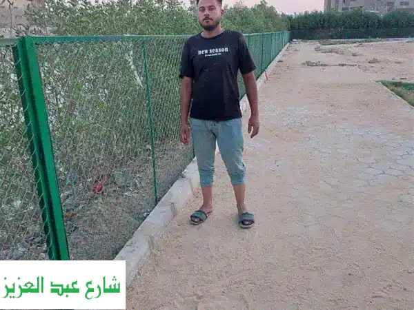 سُور شبك أخضر أنيق ومتين - لحماية منزلك وجمال حديقتك!