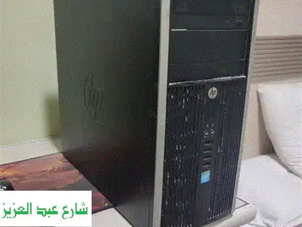 كمبيوتر HP 800G2 مكتبي قوي - ألعاب وتصميم احترافي! (Core i5, RX 550, 16GB RAM)