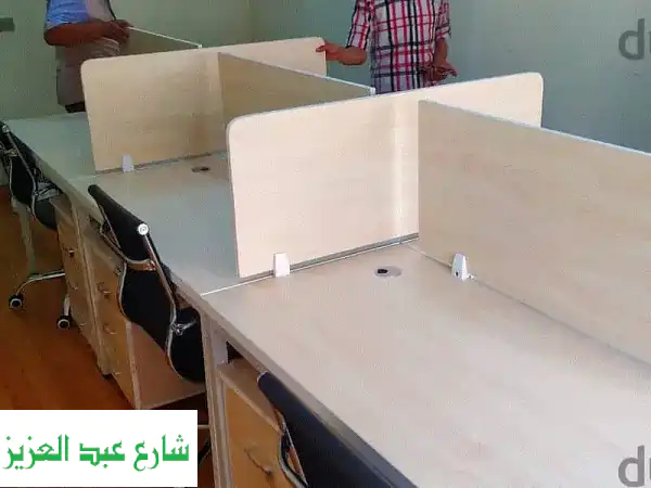 أفضل خلايا وورك ستيشن رباعية + وحدات أدراج - عرض مميز من سفينة للأثاث!