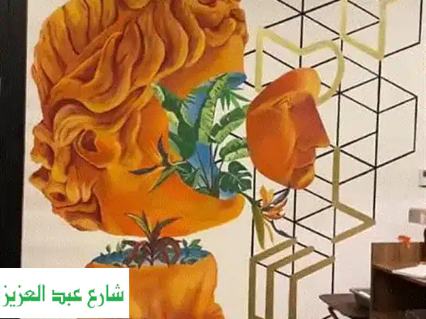 رسم جداري احترافي لمطعم Il Richo الإيطالي - تصميم...