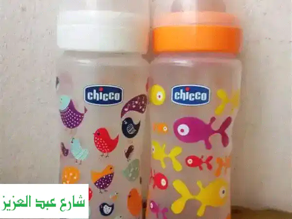 بيبرون شيكو إيطالي أصلي (2 قطعة) - حالة ممتازة!  وفر...