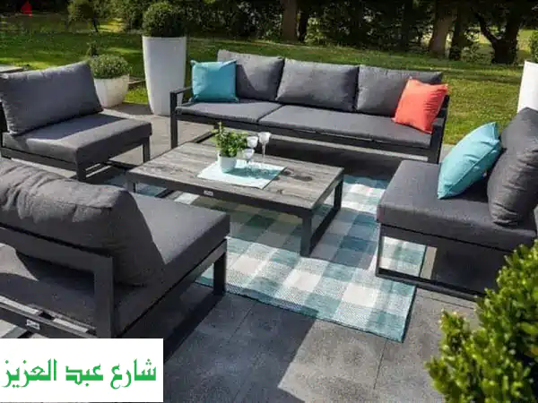 طقم حدائق فاخر من الحديد -  راحة وأناقة لساحتك! (عرض خاص)
