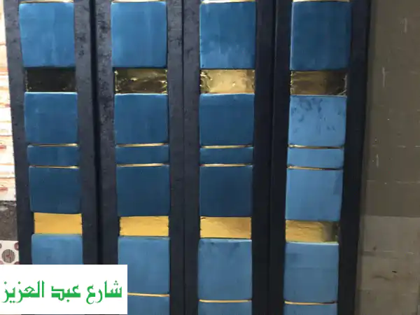 غرفة نوم كاملة فاخرة بـ 5999 جنيه فقط! سرير 160 سم + تسريحة + دولاب