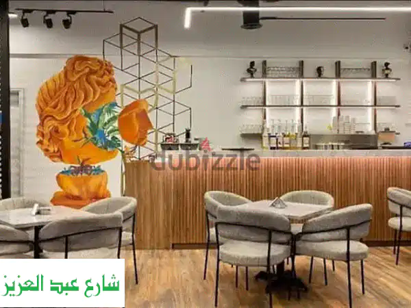 رسم جداري احترافي لمطعم Il Richo الإيطالي - تصميم رومانسي ساحر!