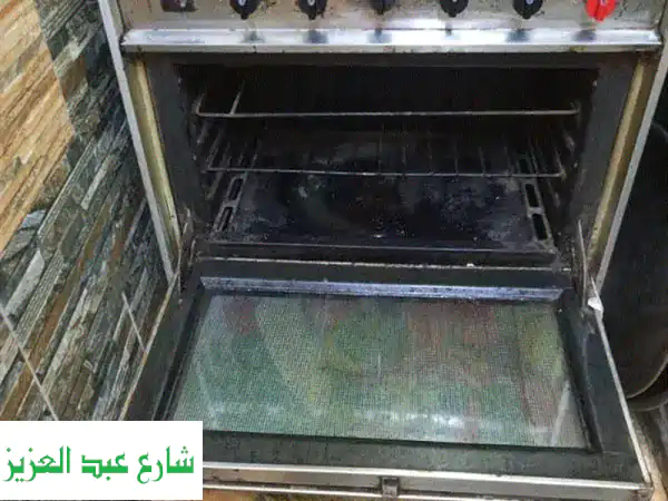 فرن وشواية 5 شعلة - اطلس - بحالة ممتازة - 3000 جنيه فقط!