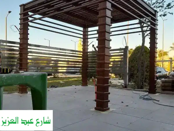 برجولات وأسوار خشب سويدية وفنلندية فاخرة -...