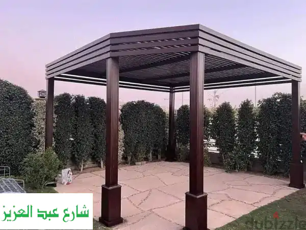 تصاميم برجولات وتندات خشبية مودرن - أجمل المناظر تبدأ من هنا!