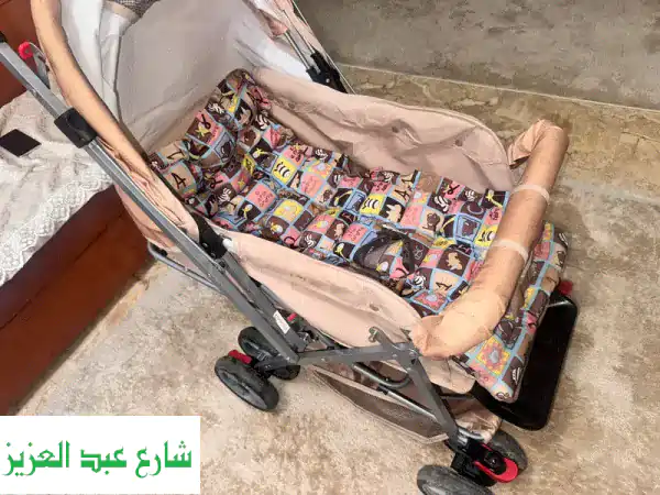 عربة عربية اطفال سترولر استعمال يومين تنفع سرير