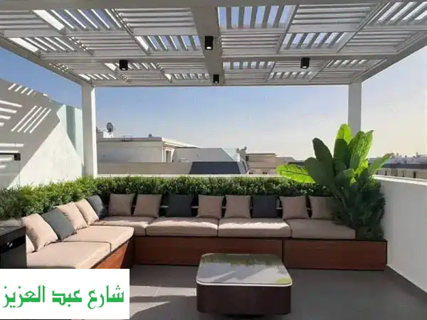برجولات خشبية فاخرة | تصميمات عصرية متينة من الخشب السويدي والفنلندي