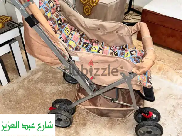 عربة عربية اطفال سترولر استعمال يومين تنفع سرير