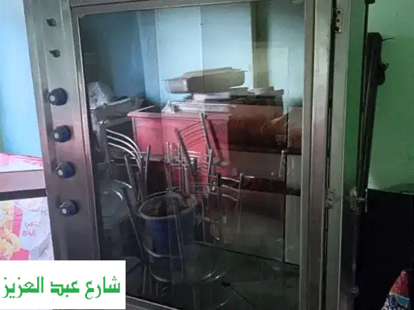 شوايه فراخ غاز ستانلس عموله مش سوقي بحاله الزيرو 4...