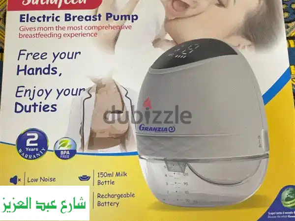 جهاز شفط اللبن كهربائي