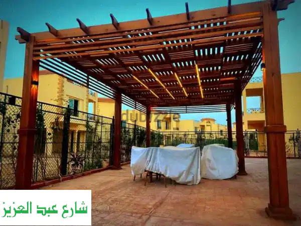 تنده وبرجولات خشب فاخره في المقطم: ابتكر...