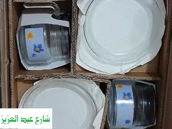 طقم عشاء لوميناك الأصلي - 100 قطعة!  فخامة سعودية لمسة عصرية