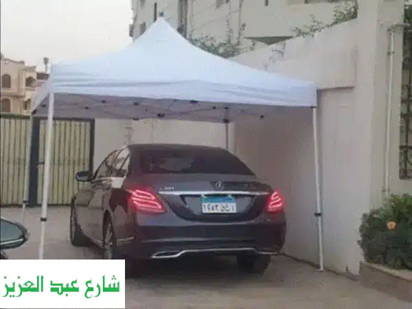 مظلة جراج خارجية 3x3 متر - مقاومة للماء والطقس القاسي!