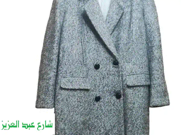 جاكت دافئ فاخر من ديفاكتو - وردي فاتح، مقاس كبير،  دفء أنيق هذا الشتاء!