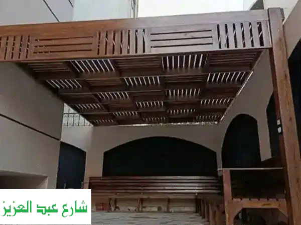 تصميمات برجولات وأسوار خشبية عصرية - أجمل المناظر بلمسة عصرية