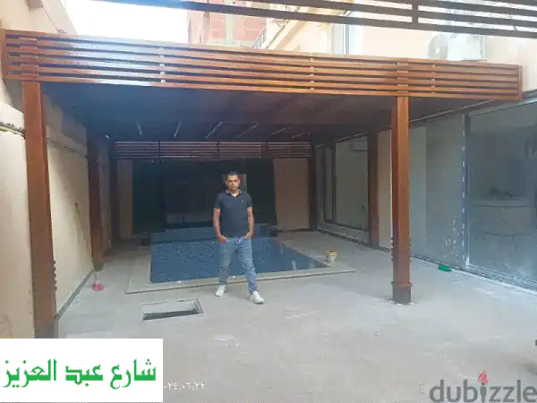 برجولات خشبيه مودرن للتواصل 01010500670 مهندس محمد عفيفي