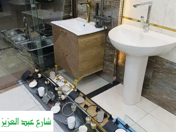 حوض حمام فاخر بضمان الجودة - مقاسات 60 و 80 سم!