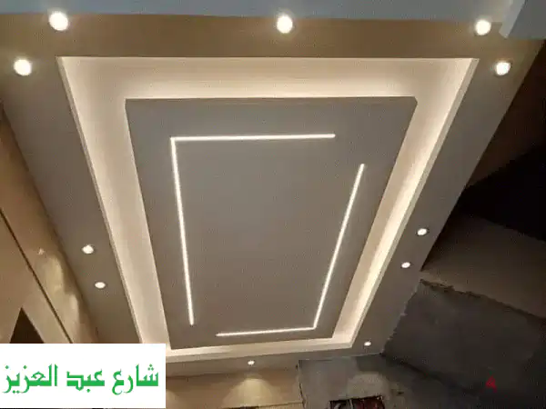 جبسن بورد 170 جنيه للمتر! تركيب، توريد، معجون -...
