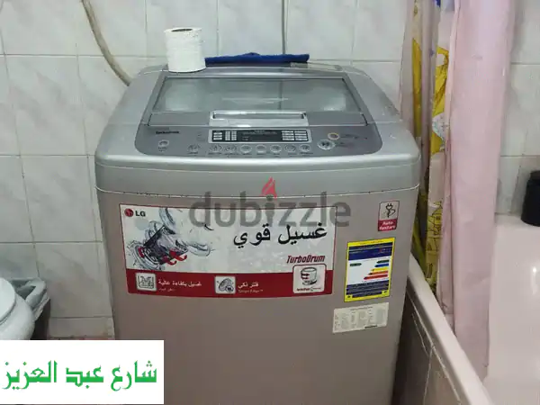 غسالة LG Turbo Drum فوق أوتوماتيك 13 كيلو - نظافة فائقة...