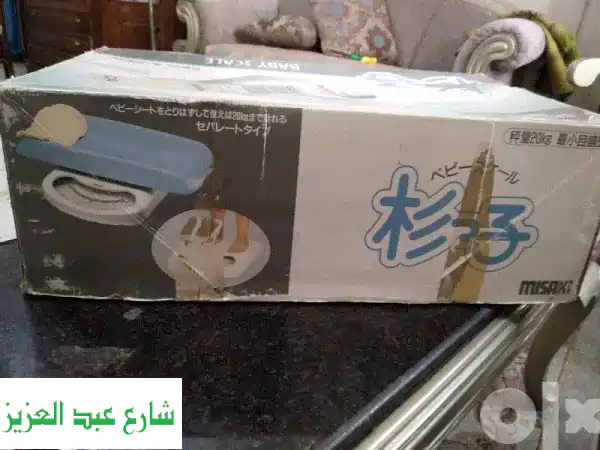 ميزان أطفال ياباني أصلي (حتى 20 كجم) - دقة طبية، جديد كلياً!