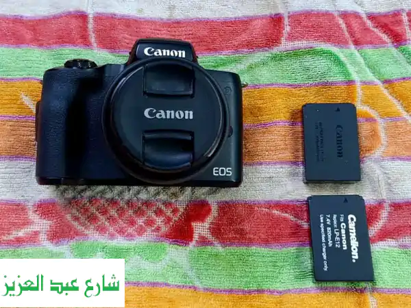 كاميرا Canon EOS M50 Mark II كسر زيرو بحالة ممتازة - فرصة لا تُفوّت!