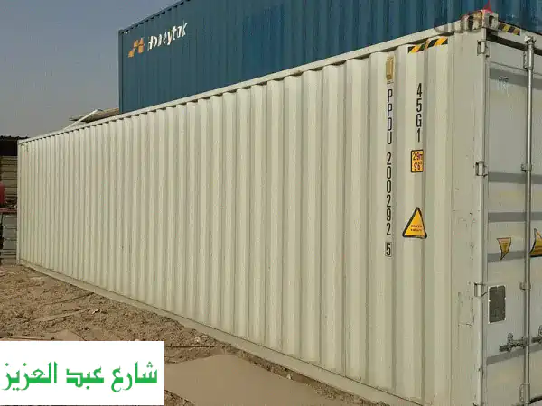حاويات شحن بحالة ممتازة - جديدة ومستعملة - مقاسات...