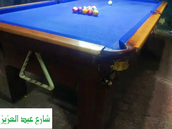 صفقة لا تُفوّت! طاولتي بلياردو احترافيتان للبيع بسعر مغرٍ
