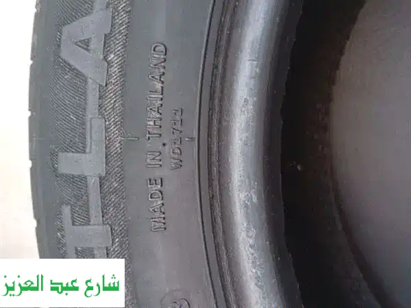 فرصة ذهبية! فردة كاوتش اطلس تايلندي (195/60R15) بحالة ممتازة - سعر مغرٍ!