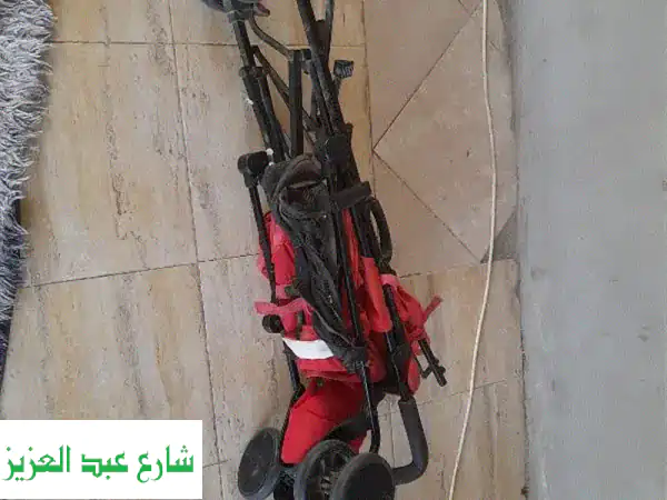 عربة أطفال مذركير عكاز 3 مستويات - تجربة فاخرة لطفلكِ!