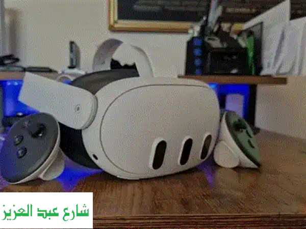 Meta Quest 3 (128GB) جديدة كلياً -  استمتع بالواقع الإفتراضي! ضمان 3 أشهر!
