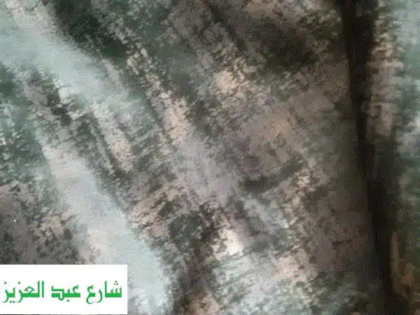 خصم هائل! قماش جلد مقلوب فاخر - أخضر ذهبي (30 متر)