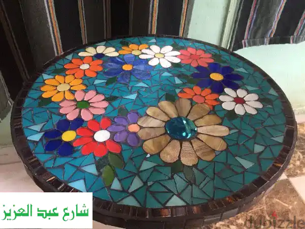 طاولات جانبية فنية يدوية الصنع - تصميمات مميزة بأسعار خاصة!