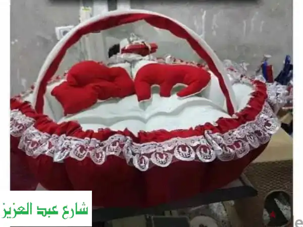 سرير بيبي فاخر: نوم هادئ ومريح لطفلك الحبيب 💖