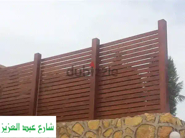 أسوار وبرجولات خشبية سويدية فاخرة - تصاميم مميزة وأسعار لا تُقاوم!
