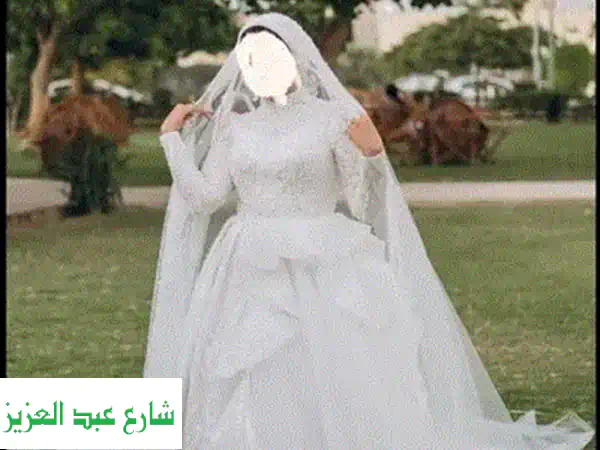 فستان زفاف برونوفياس الأبيض - كالجديد! مقاس 12/40 - سعر لا يقاوم!