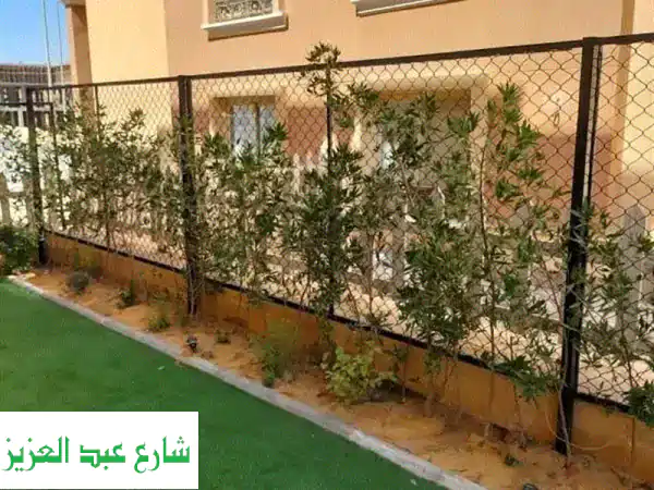 أسوار سلك شبك خضراء & حديدية متينة - أسوان | تصميمات...