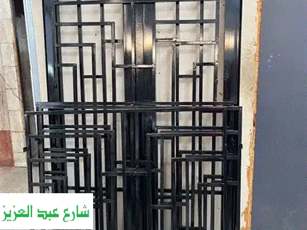 حديد شبابيك وأبواب سكن مصر - جودة عالية، جديد، سعر مميز!