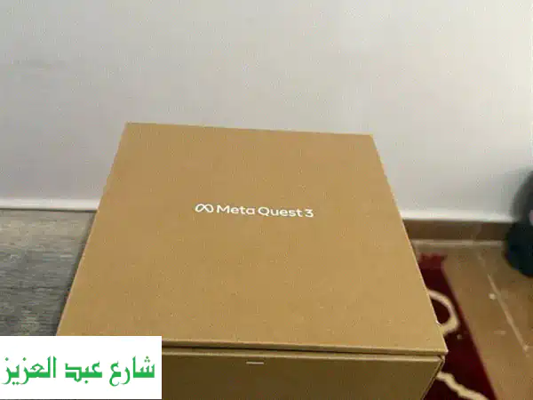 Meta Quest 3 (512GB) + Batman Arkham VR - حالة ممتازة - سعر مميز!