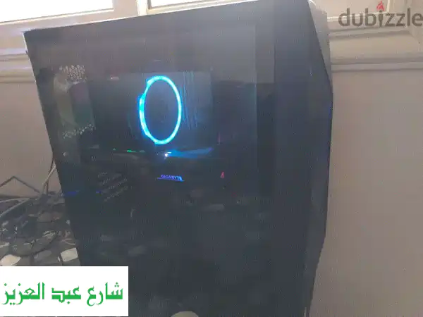 جهاز كمبيوتر ألعاب متكامل للبيع -  Ryzen 7 5700X, RX 6600 XT, 32GB RAM + شاشة!
