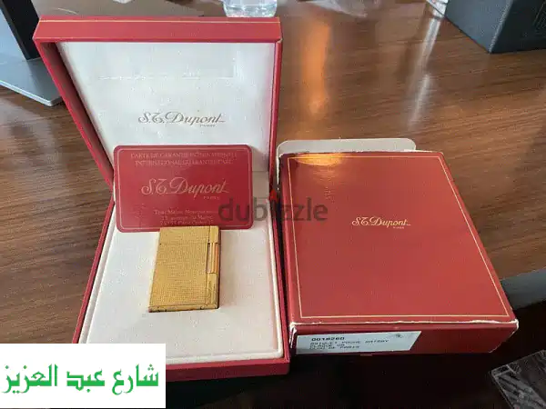 ولاعة ديبوز ذهبية أصلية - قطعة فنية نادرة للبيع!