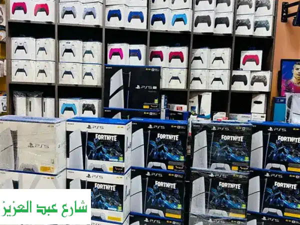 PlayStation 5 Slim الجديد - تجربة ألعاب لا تُقاوم! ضمان سنة كاملة!
