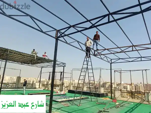 برجولات خشب وصاج أيكون سعودي مجلفن - أفضل سعر وجودة