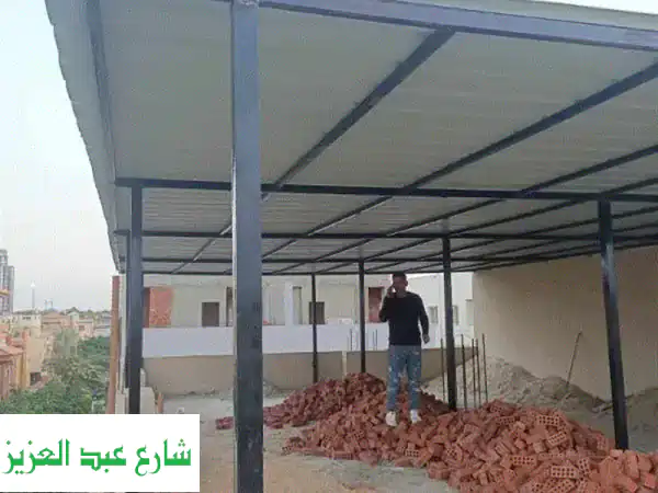 برجولات خشب وصاج أيكون سعودي مجلفن - أفضل سعر وجودة