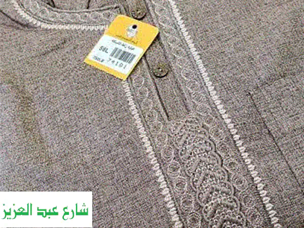 عباية زنط الشياكة: أناقة كتان 100% بخصم حصري!