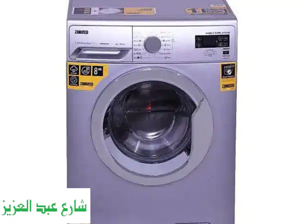غسالة زانوسي 8 كيلو استيم ماكس - كسر زيرو بسعر لا...