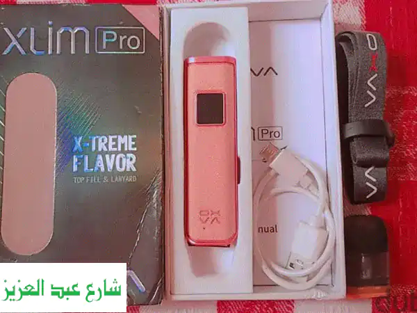 Vape Xlim Pro مستعمل بحالة ممتازة - 4 أيام فقط! + ليكويد Premium