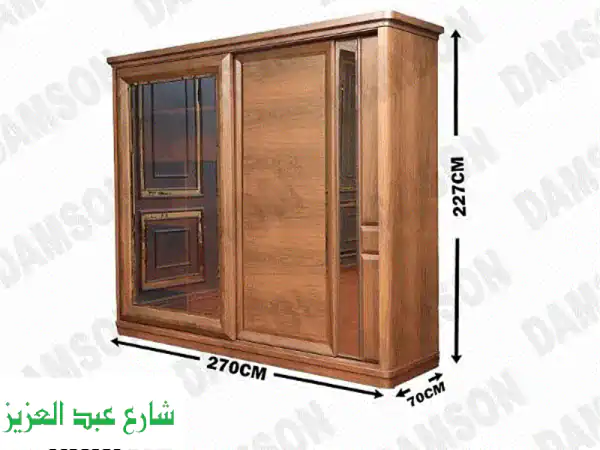 دولاب غرفة نوم ماستر فاخر - جديد من المصنع!  (خصم...